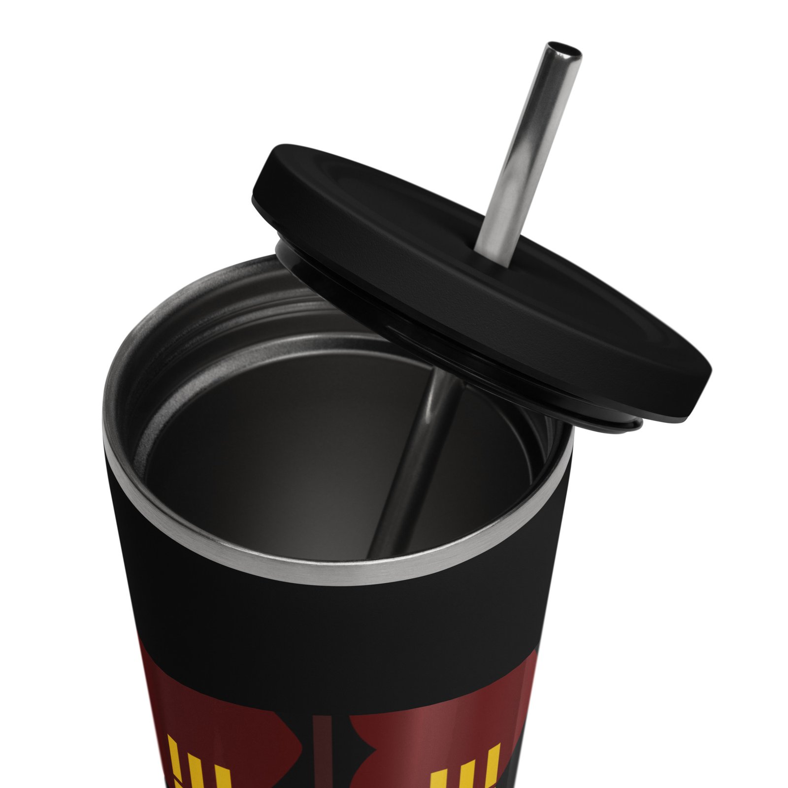 Love Rye Insulated tumbler with a straw